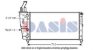AKS DASIS 080026N Radiator, engine cooling